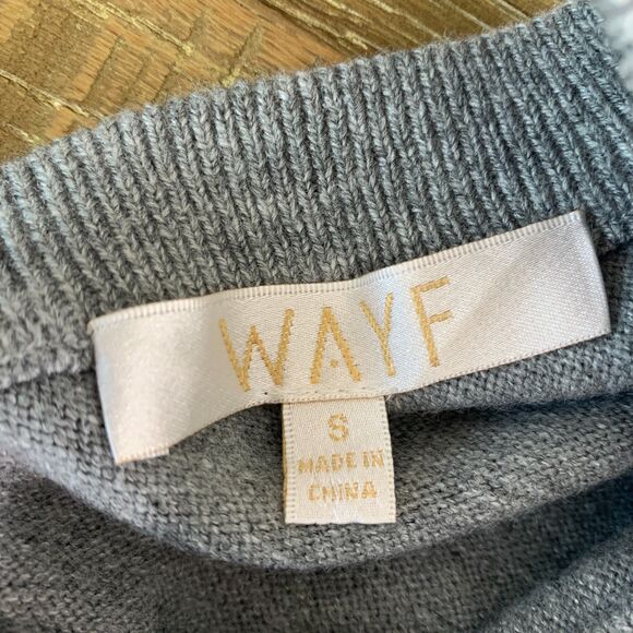 Wayf Heather Gray Open-Back Sweater - Picture 6 of 12